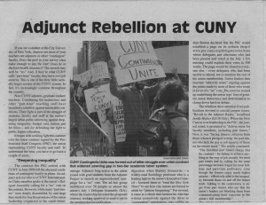CCU New Caucus struggle 2006-08